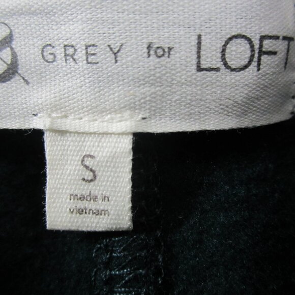 New Lou & Grey LOFT Womens S Dark Green Cowl Neck Soft Jersey Knit Drawstring - Picture 2 of 13